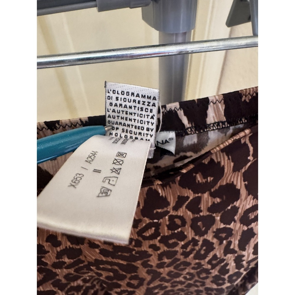 Dolce and Gabbana beachwear leopard print cover-up pants size M  NWT! - Picture 8 of 9